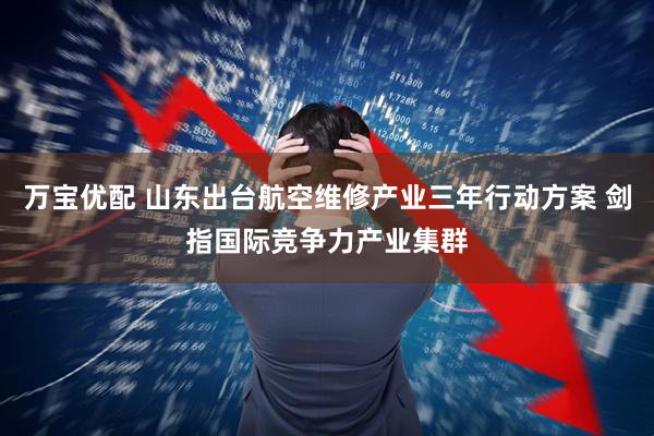 万宝优配 山东出台航空维修产业三年行动方案 剑指国际竞争力产业集群